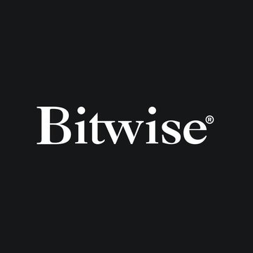 The image features a black background with white text that reads "BITWISE". The text is capitalized and stands out against the dark backdrop. Below this, there's an announcement about a new product or service called "BITWISE" by a company named "DEUTSCHLANDER". This announcement suggests that the company has recently launched a new offering for European investors to access their services through a Canton Network ETP (CNTE) account. The text also mentions that the company is listed on the Deutsche Börse Xetra, which indicates that it's now available for investment purposes in Europe.