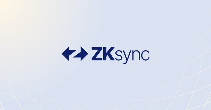 The image features a logo for a company named "ZKSync" with blue text against a light gray background. The logo has two arrows pointing in opposite directions, symbolizing the company's direction of travel or focus. The text on the logo reads "When discussing the evolution of financial infrastructure, we must distinguish between proof-of-concept and production-grade deployment". This statement is related to the content of the image by highlighting the importance of understanding the differences between proof-of-concept and real-world production environments in the context of financial infrastructure.