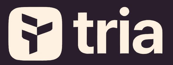 The image features a logo for a cryptocurrency called "tria" written in white letters against a gray background. The text reads "Good Evening everyone Hope you're having a relaxing evening. Big shoutout to @useTria A self-custodial crypto neobank that makes things simple and practical." This suggests that the image is related to a post about cryptocurrency or blockchain technology, possibly discussing the benefits of using tria as a digital currency for everyday use.