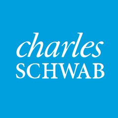 A blue square logo with white text reads 'charles SCHWAB'.
