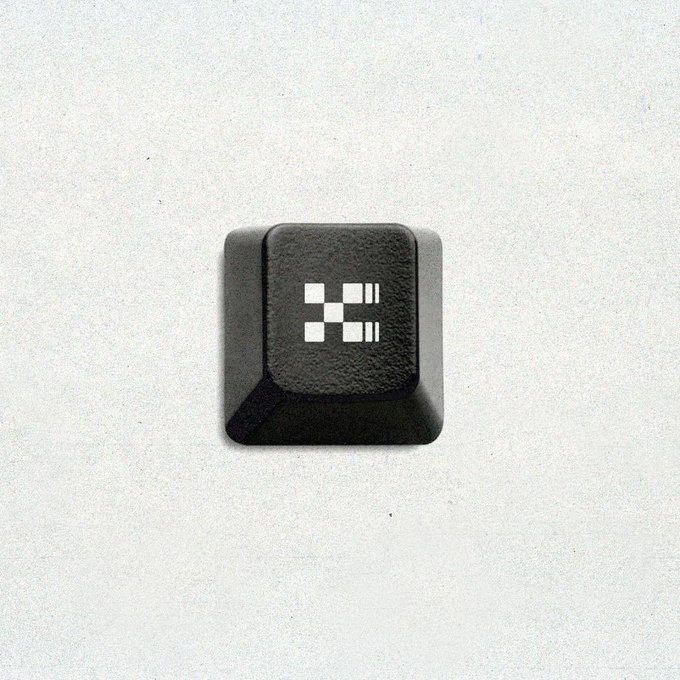 The image features a black square key with a white "X" symbol on it. The key appears to be a standard QWERTY keyboard layout. There are no other objects or text present in the image, so the focus is solely on the key and its design.