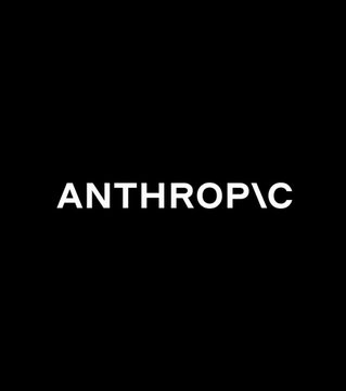 The image shows the "ANTHROP\C" logo in white text on a black background, representing Anthropic, the AI company whose model Claude reportedly discovered new cryptographic attack techniques as described in the accompanying post.