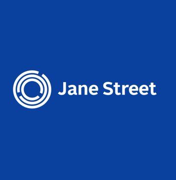 The image displays the Jane Street logo, featuring a stylized white circular emblem next to the company name "Jane Street" in white text on a solid blue background. This logo is shown in the context of Jane Street's significant $630 million Bitcoin ETF purchase in Q2, bringing its total position to $1.06 billion.