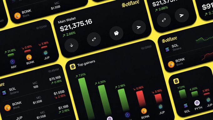 The image shows a grid of different types of wallets displayed against a black background, with each wallet having its own unique design and color scheme. The wallets are arranged in rows and columns, making them easy to compare side by side. The text on the image indicates that these wallets can be used for trading cryptocurrencies such as Bitcoin or Ethereum, and they have been designed specifically for ease of use and quick access to important information about each wallet.