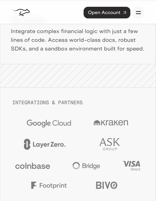 The image shows Keeta's "Integrations & Partners" page, with ASK GROUP prominently listed among other notable companies. This visually confirms ASK Group's inclusion as a partner as mentioned in the accompanying post.