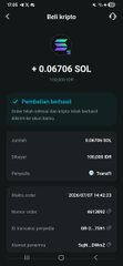 A dark-themed portfolio tracking screen showing a total balance of 0.06706 SOL with Perkoland as a top token holding, displaying Jump, Trenches, and other asset values.