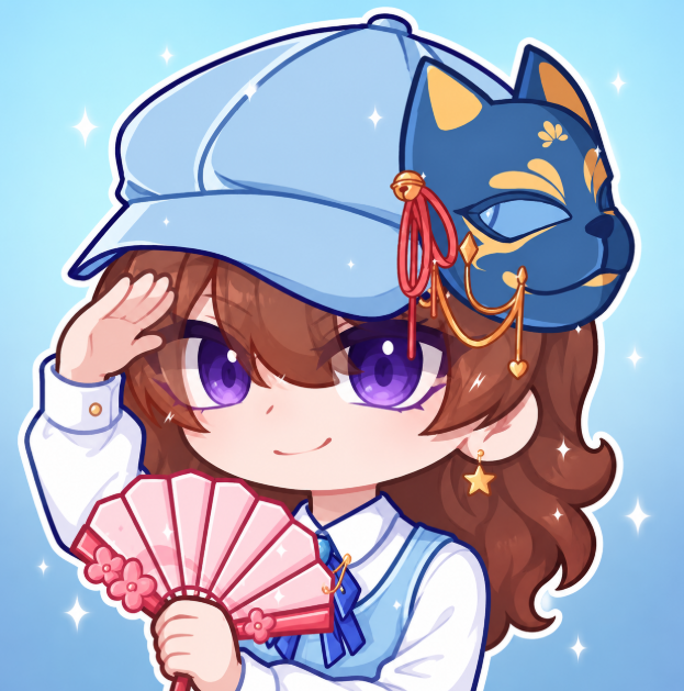 The image features a girl wearing a blue hat and a white shirt holding a pink fan. She has brown hair and is smiling at the camera, giving off a happy vibe. The caption reads "If this were my last post, I wouldn't waste it on an alphz call or a paid post. Every day on CT: GM, GN. We repeat it like a ritual. Like a promise that tomorrow will come, that the timeline will still be there, that nothing really ends."