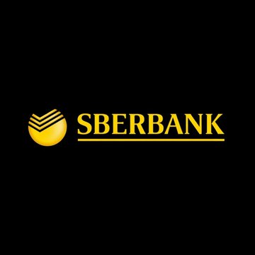 The image displays the gold and black Sberbank logo on a dark background, featuring the company's signature shield emblem with chevron stripes alongside the "SBERBANK" wordmark. The logo visually represents Russia's largest bank, which is the subject of the post announcing its plans to launch a crypto wallet and digital depository.