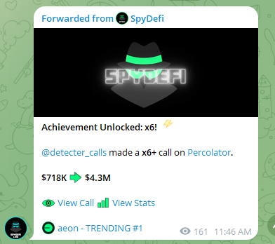 The image shows a conversation between someone and a phone number. The person appears to be calling about a Cryptocurrency called "PERCOLATOR" at an amount of $700K, which has been heavily promoted by someone named @gem_detecter. The call is being recorded during a time when the market seems weak, as indicated in the post on social media. This situation might affect the Cryptocurrency's performance, but the person still supports it and wants to share their positive experience with others.
