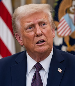 Former President Donald Trump is pictured here, representing the political landscape influenced by the $517 million spent by U.S. companies on races, as highlighted by new political power brokers like crypto and AI firms.