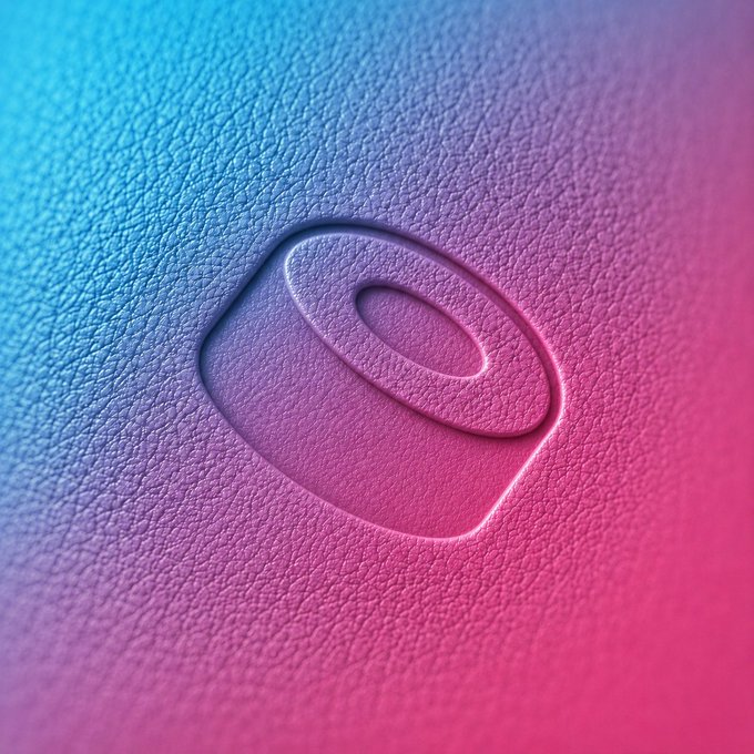 urn-shaped object with a pink and purple background, featuring a white circle on the top left corner.