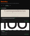 A dark user interface screen displaying text including 'Luxonomy', 'Correspondências', 'You', and 'Verify'.