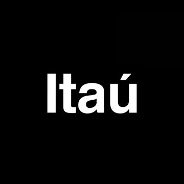 The image displays the "Itaú" logo in white text on a black background, representing the Brazilian financial institution mentioned in the article about its participation in an ANBIMA-led pilot to tokenize fixed-income securities using OpenAssets.