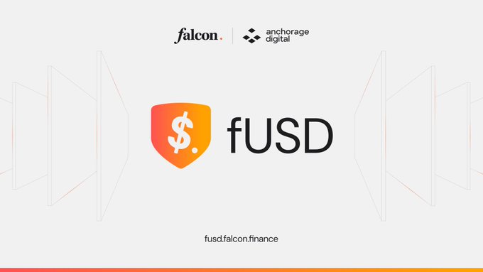 The image features a logo for a stablecoin called fUSD (FUSSD). The logo consists of an orange shield with a dollar sign within it. Below the shield, there's text that reads "fUSD", possibly indicating the name or type of the currency. The background of the image is white, and at the bottom, there are words like "focus on" and "genius" which may suggest that the stablecoin has unique features or benefits. Additionally, there's a number "320B" written in the text below the shield, possibly referring to the current circulating value of fUSD, although it is unclear what this value actually represents.