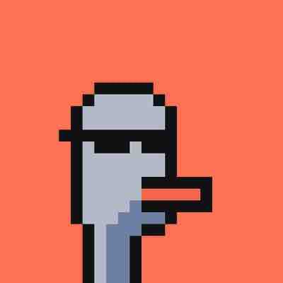 A pixel art illustration of a gray and white device resembling a spray gun or dispenser against an orange background.