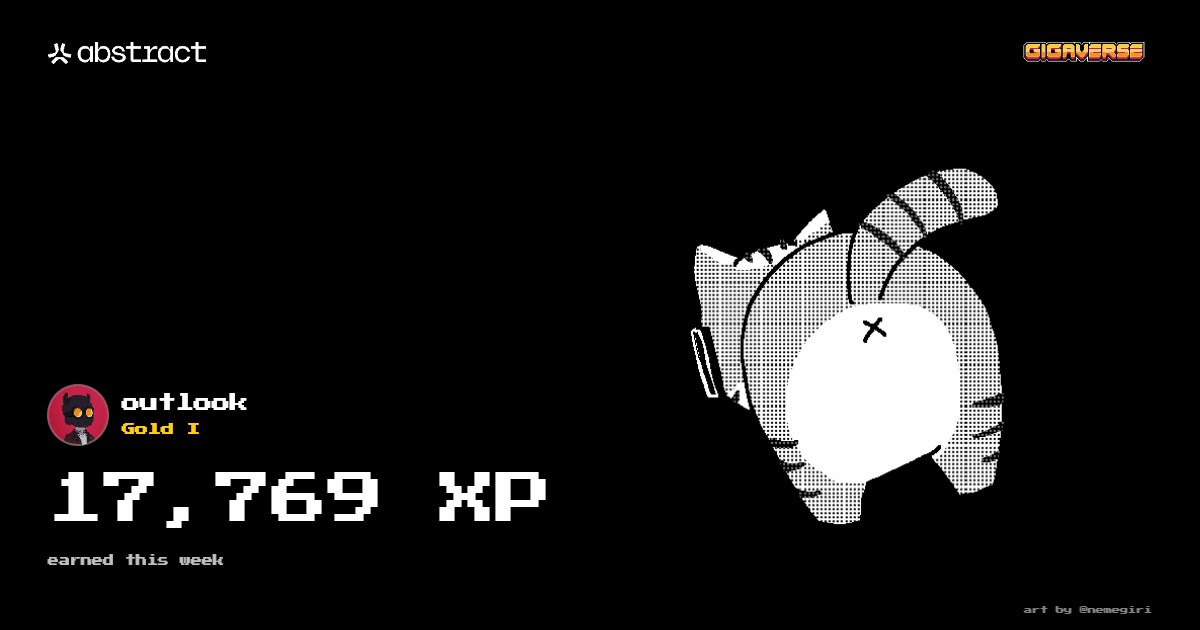 The image features a poster with a cartoon cat sitting on top of a computer screen against a black background, accompanied by text that reads "Outlook Gold 1". The poster also includes a small image of a cat's tail crossed over its back. The main focus of the image is the cat and its tail, which are the central elements in relation to the overall composition.