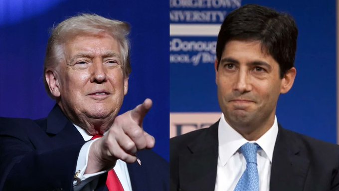 The image shows Donald Trump and a man identified as Lawrence Summers, a former Treasury Secretary who has commented on the inflation figures of 3.7% and 3.3% mentioned in the post.