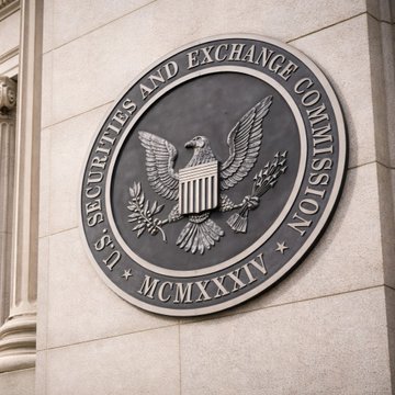 The image shows the official seal of the U.S. Securities and Exchange Commission (SEC), featuring an eagle with a shield, encircled by the text "U.S. SECURITIES AND EXCHANGE COMMISSION" and the Roman numerals "MCMXXXIV" (1934). This seal represents the regulatory body expected to propose new crypto-related rules aimed at easing fundraising for startups and exempting certain crypto activities.