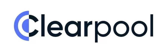 The Clearpool logo, featuring a blue and dark gray stylized 'C' emblem next to the company name in dark text.