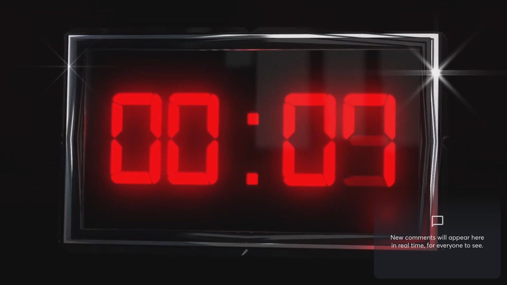 The image features a large, red digital clock with the time displayed as 00:09. The clock has a sleek design and is placed against a black background. There are two additional clocks visible in the scene - one larger clock positioned on the left side of the image and another smaller clock located at the bottom right corner. These clocks appear to be part of an advertisement or promotional material, possibly related to cryptocurrency or stock trading. The text "CRYPTO PUMP: BULL RUN STARTS NOW! $ASTER $PEPE $TROLL" is also present in the image, which could be a description or slogan for the clocks' features or functionality.