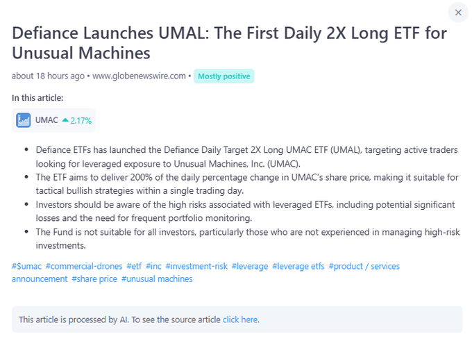 The image shows a screenshot of a web page from another source, which discusses the Defiance Fund's investment strategy. On the right side of the webpage, there are three bullet points explaining their approach, one of which mentions targeting "UTMA (Umarovitch)" as an unusual machine. The text in the image also refers to this fund, stating that they have raised $25M and plan to invest it for a long time with a long-term target of $2x.