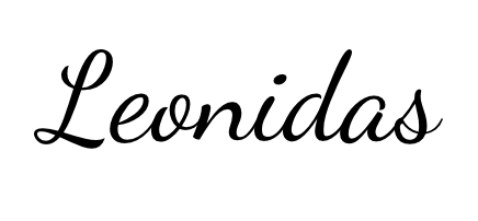 A stylized handwritten signature reads “Leonidas.” It appears to be the user’s signature supporting the @okx $DOG spot listing petition.