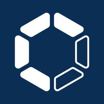 The image displays the Canaan logo, a white hexagonal emblem on a dark navy background, which represents the Singapore-listed public company that recently expanded its Bitcoin holdings by 49 BTC, bringing its total treasury to 1,915 BTC.