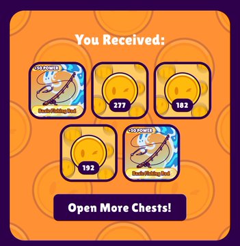 The image shows an advertisement for happy chests with various designs, including smiling faces drawn on top of orange circles. The post is titled "Happy Chests Day!" and reads "You received: you got a chest that says 1/4!". It suggests that someone has bought one out of four available chests in the store. The post also mentions another chest from Foxy, which has 0.75 sols (souls) plus 4k Foxy (#FamousFoxFed) for $4k or 75 Sols.