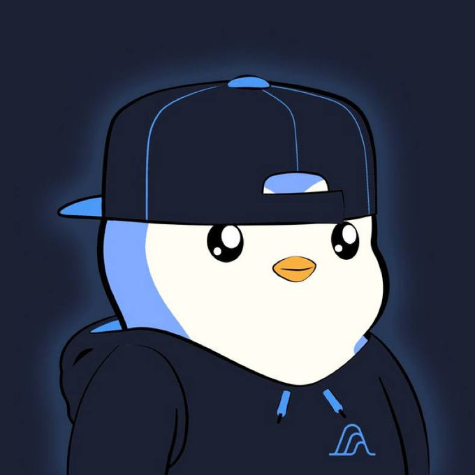 A cute cartoon penguin wearing a backwards navy cap and hoodie with an "A" logo stands against a dark background. The chill, streetwear-style mascot pairs with the post's message about actively farming Variational points now—before the herd arrives when swaps go live.