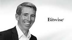 A black-and-white headshot features a smiling man in a suit alongside the "Bitwise" company logo, corresponding to the post's reference to Bitwise investment manager Matt Hougan discussing institutional investment in Bitcoin.