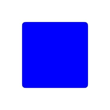 A simple image of a solid blue square on a white background.