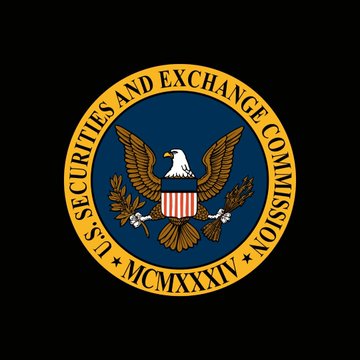 The image shows the official seal of the U.S. Securities and Exchange Commission (SEC), featuring an eagle with a shield and olive branch, encircled by the text "U.S. SECURITIES AND EXCHANGE COMMISSION" and the Roman numerals "MCMXXXIV" (1934, the year the SEC was established). The seal directly relates to the post about U.S. regulators, specifically the SEC, working alongside the CFTC to develop new rules for crypto perpetual futures and derivatives oversight.