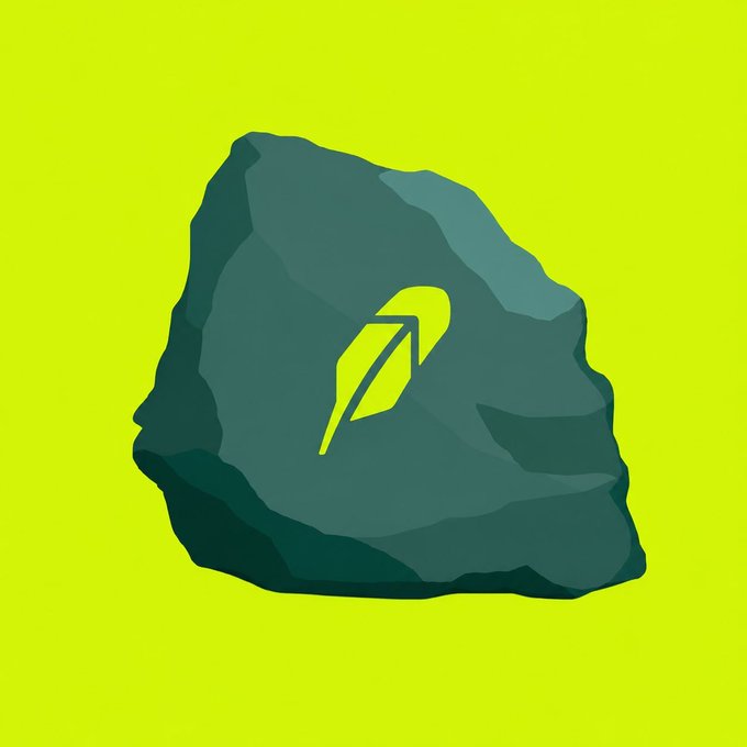 A stylized graphic of a dark green rock with a yellow Somnia Space logo carved into it, set against a bright yellow background. The image serves as the visual centerpiece for a giveaway promotion from @Somnias_MAYC, where participants are instructed to join the Discord, retweet, and drop an EVM wallet to enter.