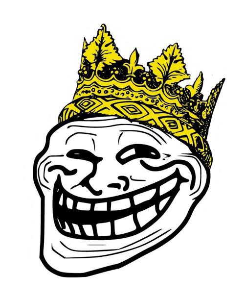 The image features a cartoon-like face with a big, goofy smile and a crown made of leaves and flowers. The caption reads "CT: Memcoins over" which refers to the meme that uses the face as an advertisement for Memcoins.