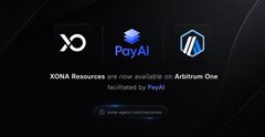 The image shows a promotional poster for XONA Resources, which is an online marketplace that allows users to buy and sell digital assets such as cryptocurrencies, virtual coins, and other digital items. The poster features three different logos representing Pay AI, PayALI, and Arbitrum One, along with the text "XONA Resources" at the top of the image. Below these logos are three icons: a blue square for Pay AI, a blue triangle for PayALI, and a blue hexagon for Arbitrum One. The poster also includes a button that says "XONA Resources" on it, suggesting that users can easily access this platform to buy or sell digital assets.
