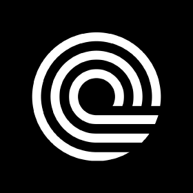 A stylized white "e" logo on a black background, displayed as the accompanying image for WSX News coverage of Ondo Finance leading the global tokenized equity market with $957.4M in market capitalization.