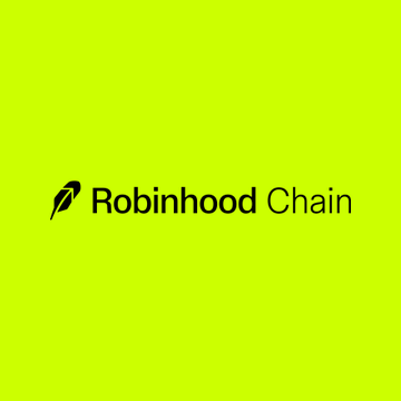The image displays the Robinhood Chain logo on a bright lime-green background, featuring the brand's signature black feather icon alongside the text "Robinhood Chain." The visual pairs with the post's bullish forecast from Bernstein, which projects $160M in annual fees by 2028 and highlights that tokenized stocks now represent 27% of the platform's trading volume.