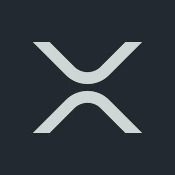 The image displays the white XRP logo centered on a dark navy background, featuring the cryptocurrency's signature stylized "X" design. It serves as a visual representation for the news about Bitwise ETF clients accumulating $6.55 million worth of XRP, highlighting growing institutional interest in the digital asset.