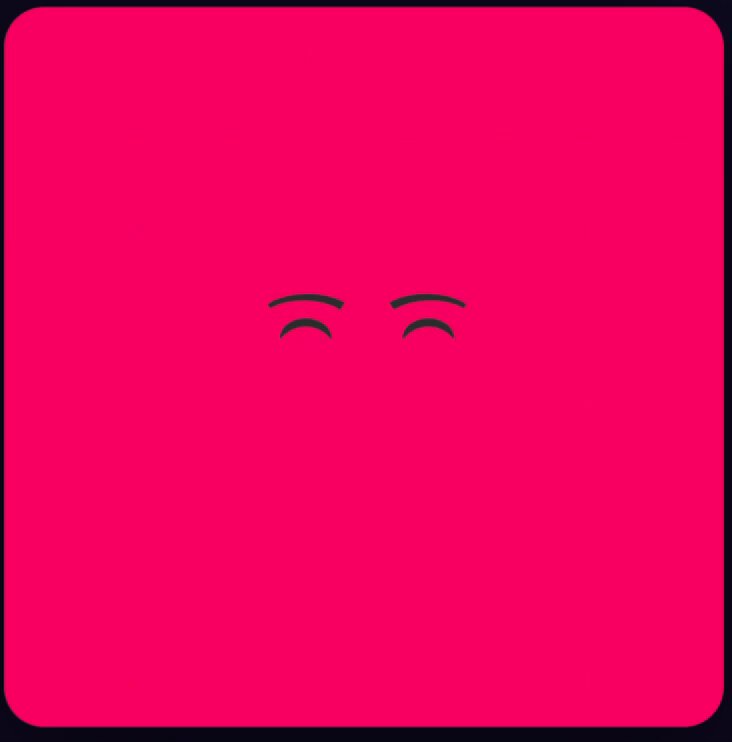 The image features a pink square with two black eyes drawn above it. The text "Just for funsies, I just revived the OG @gitcoin Avatar Builder - mix-and-match your likeness from 937k+ free permutations" is present in the image as well. This post seems to be promoting an avatar builder or creator, possibly related to the popular social media platform Instagram. The text and the pink square with eyes create a visually appealing contrast that draws attention to the post's message.