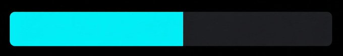The image shows a blue, black, and white strip of text that says "Bitcoin halving is 52% complete", indicating that half of the Bitcoins have been halved. The colors contrast against each other, making the message stand out clearly.