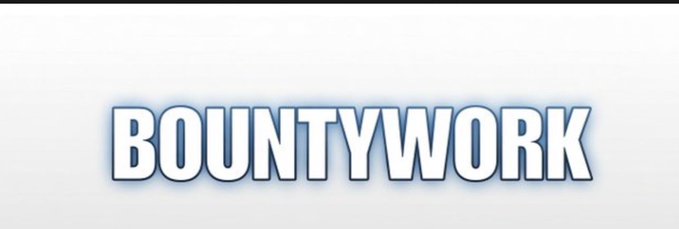 The image features a banner with the text "Bountywork" written in white letters against a gray background. The banner appears to be promoting a new project or idea, as indicated by the phrase "solana/Chop45g". This suggests that the image is related to the cryptocurrency Solana and its community, possibly highlighting a new development or innovation within the blockchain space.