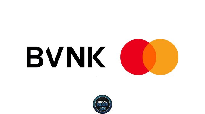 Logo image showing 'BVNK' text next to the Mastercard symbol, with a 'Finans Glase' watermark at the bottom.