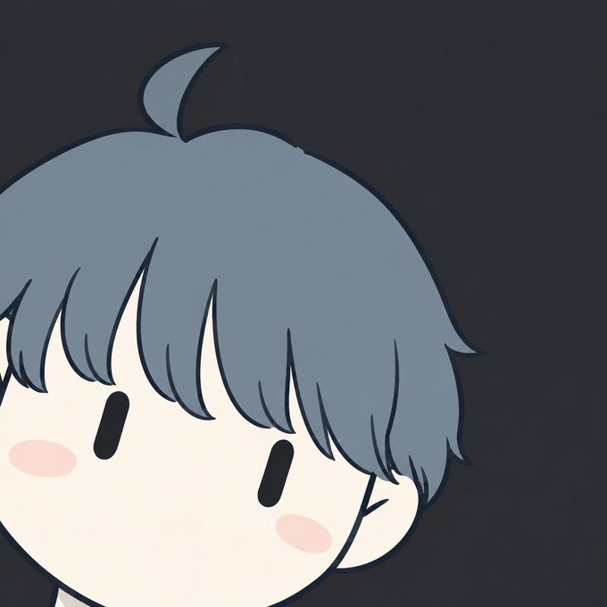 A chibi-style cartoon character with gray hair and a blank, expressionless face sits against a dark background, conveying the user's confusion and mild dismay at finding their timeline (TL) unexpectedly filled with fan content about "@bot" instead of the crypto posts they were looking for.