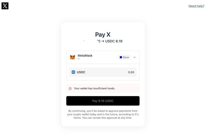 The image shows a screenshot of an online payment page where the user can pay using either Bitcoin, USDC or Ethereum. The form displays instructions for how to use the payment system, including transferring funds between different cryptocurrencies. One of the options allows users to pay $9.83 with USDC, and another option is the X-Metashare coin for Bitcoin. This image also showcases a post on social media where someone is sharing their experience in using this new payment method. The main focus of the post is how easy it was to pay for an item or service by utilizing this innovative cryptocurrency payment system.