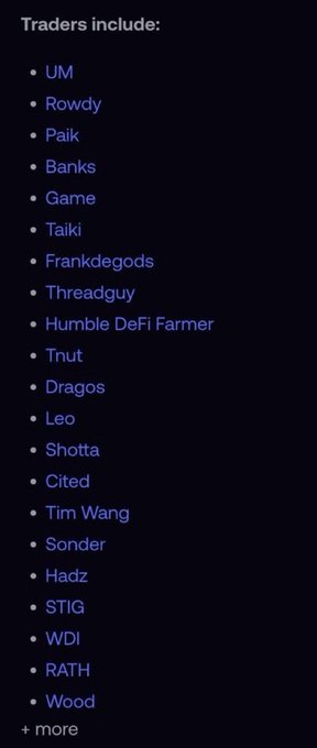 The image shows a list of names, likely from a private round list or whitelist, with descriptions about each person's role in making millions of dollars using tryfomo's token. The focus should be on understanding the context behind this information and its relevance to the post.