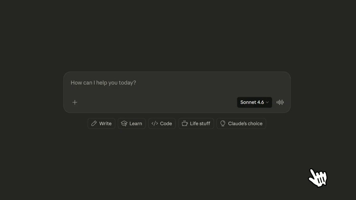 The image shows a computer screen with a message box that reads "How can I help you? To learn more?". The background of the image is black, which contrasts with the white text displayed within the message box. The message box contains a list of options for learning and includes a link to a webpage called "clausencode".