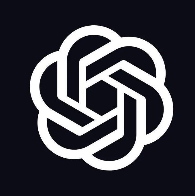 The image shows the white OpenAI logo—its signature six-petal knot symbol—set against a black background. It directly represents the company mentioned in the post, which highlights OpenAI's impressive growth toward a $70 billion revenue run rate driven by surging B2B demand.