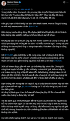 A blurry screenshot of a Facebook comment thread featuring Vietnamese text on a dark mode interface.