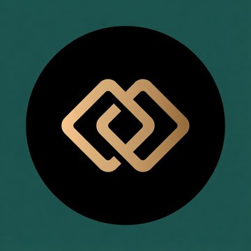 This image shows the logo for Empery Digital, the company that recently sold 1,400 BTC for $87.1 million. The logo is a stylized gold geometric design on a black circular background.