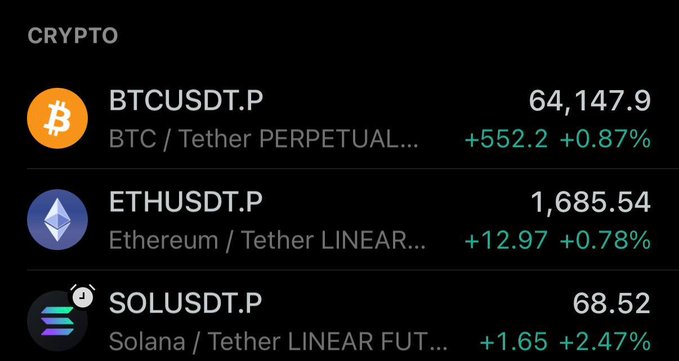 The image shows a screenshot of a cryptocurrency trading app with three different cryptocurrencies displayed on the screen - Bitcoin, Etherum (ETH), and Solana. The app's interface displays the current prices for these coins along with their respective market caps. The text in the image suggests that the user should focus on monitoring the movement of these coins to take advantage of the next big opportunity.